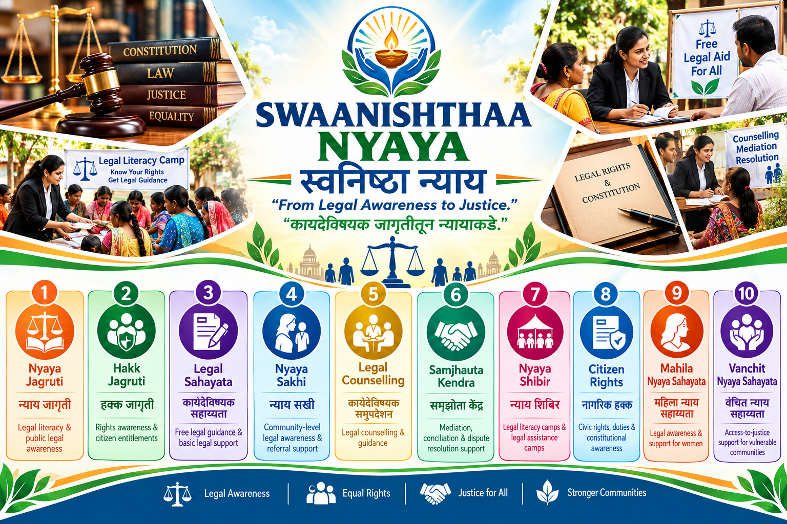 10.swaanisthaa nyaya justice for all