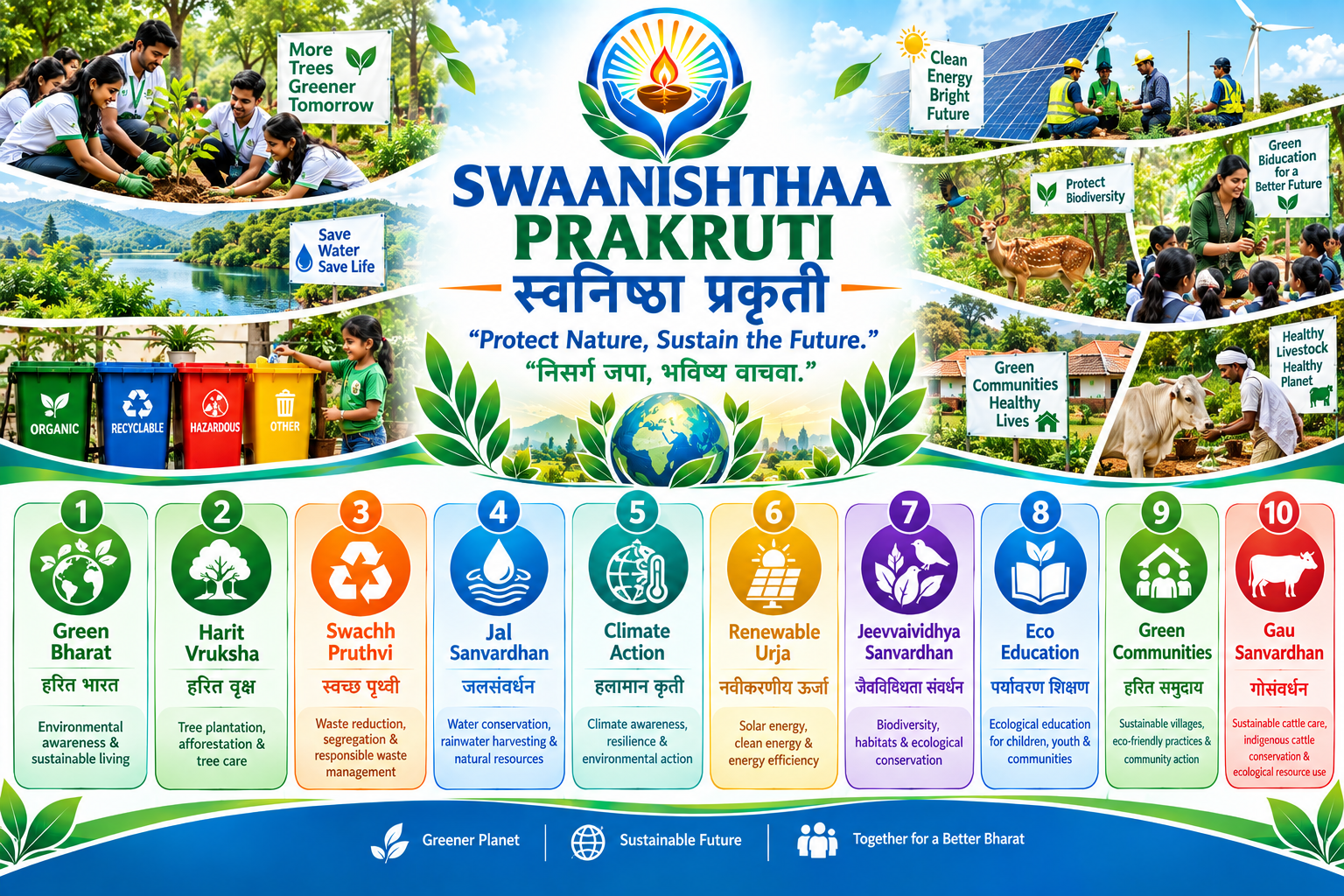 7.swaanishthaa prakruti sustainable future infographic